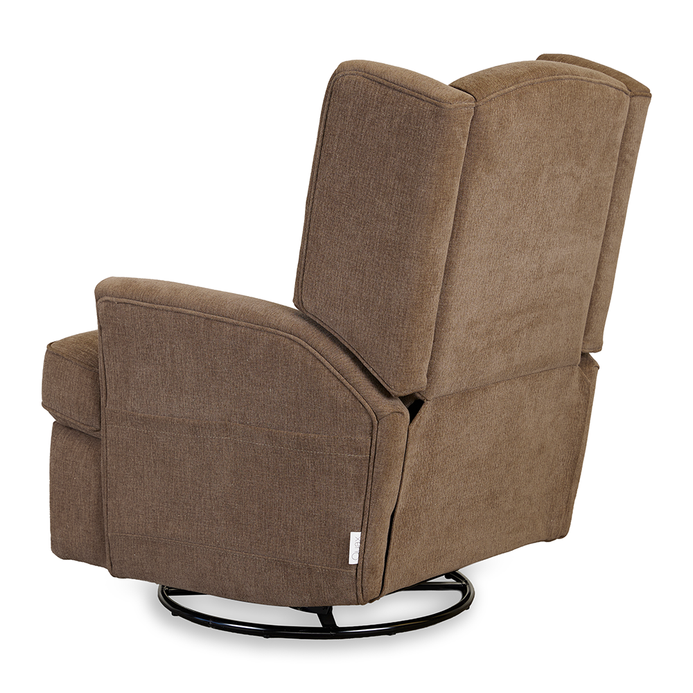 Quax Dreh- und Liegeohrensessel 'Recliner 02' Coffee