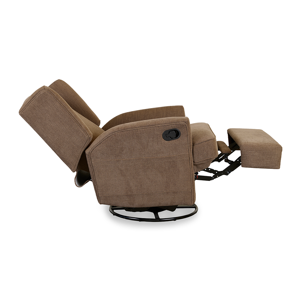 Quax Dreh- und Liegeohrensessel 'Recliner 02' Coffee