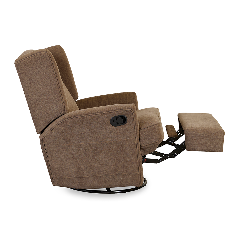 Quax Dreh- und Liegeohrensessel 'Recliner 02' Coffee