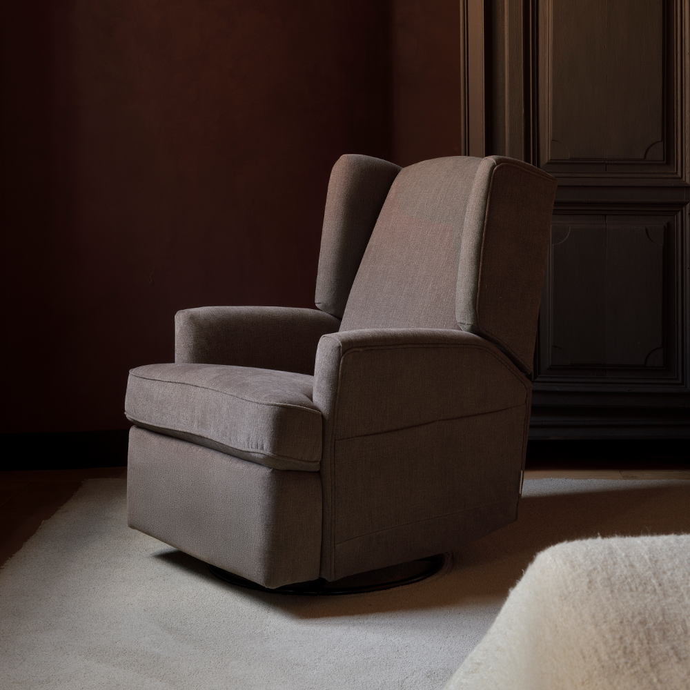Quax Dreh- und Liegeohrensessel 'Recliner 02' Coffee