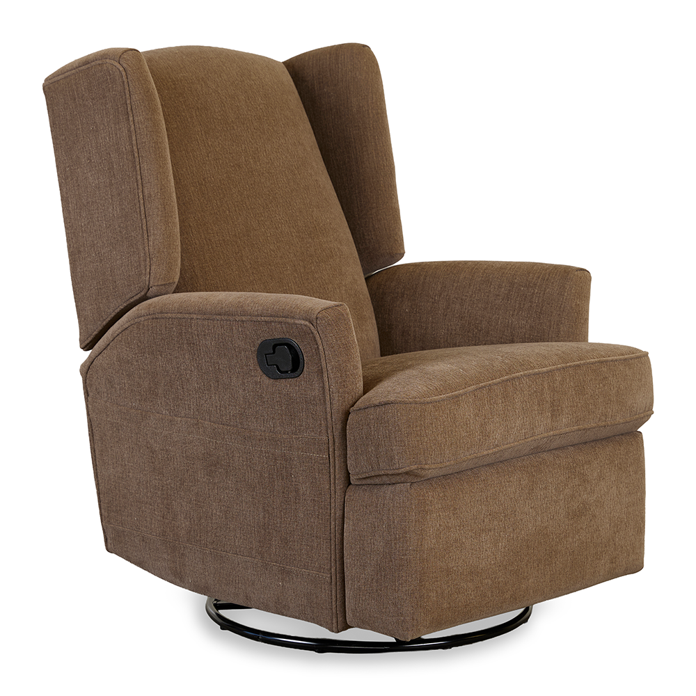 Quax Dreh- und Liegeohrensessel 'Recliner 02' Coffee