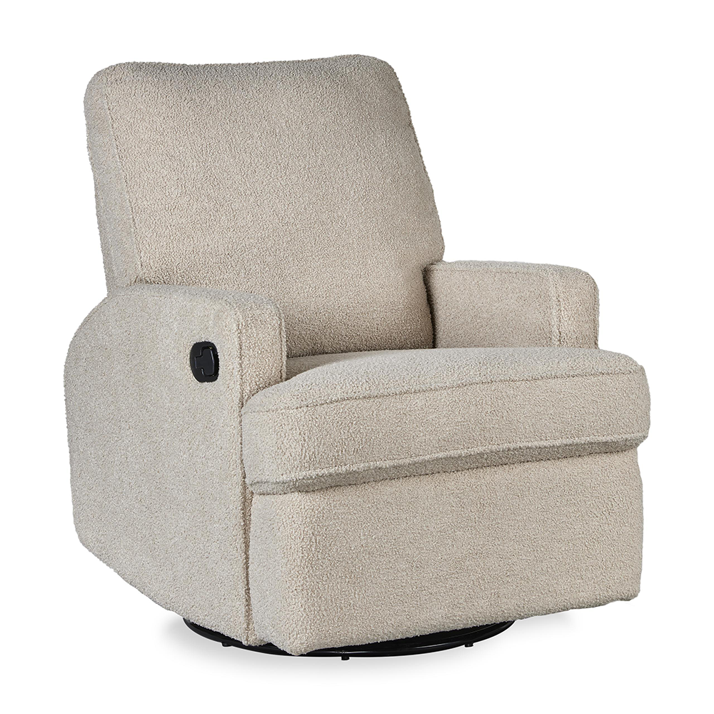 Quax Elektrischer Liegesessel 'Swivel & Gliding' Teddy Taupe