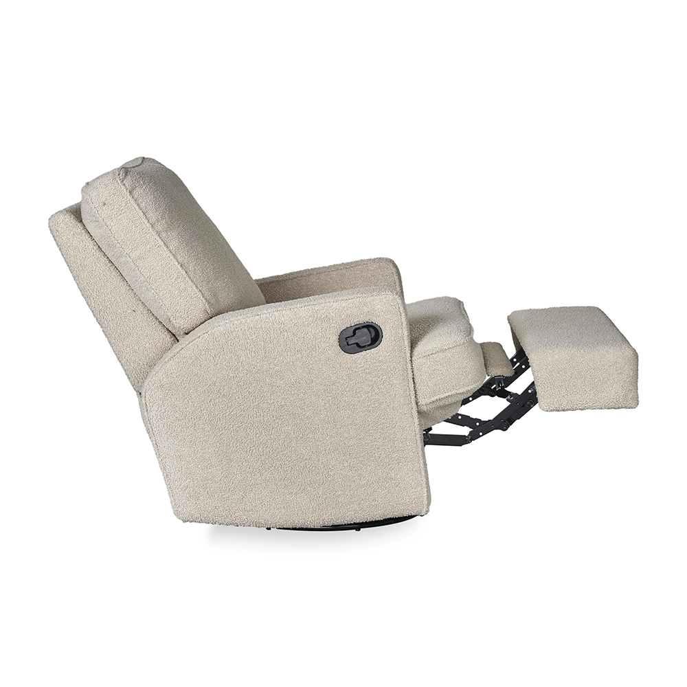 Quax Elektrischer Liegesessel 'Swivel & Gliding' Teddy Taupe