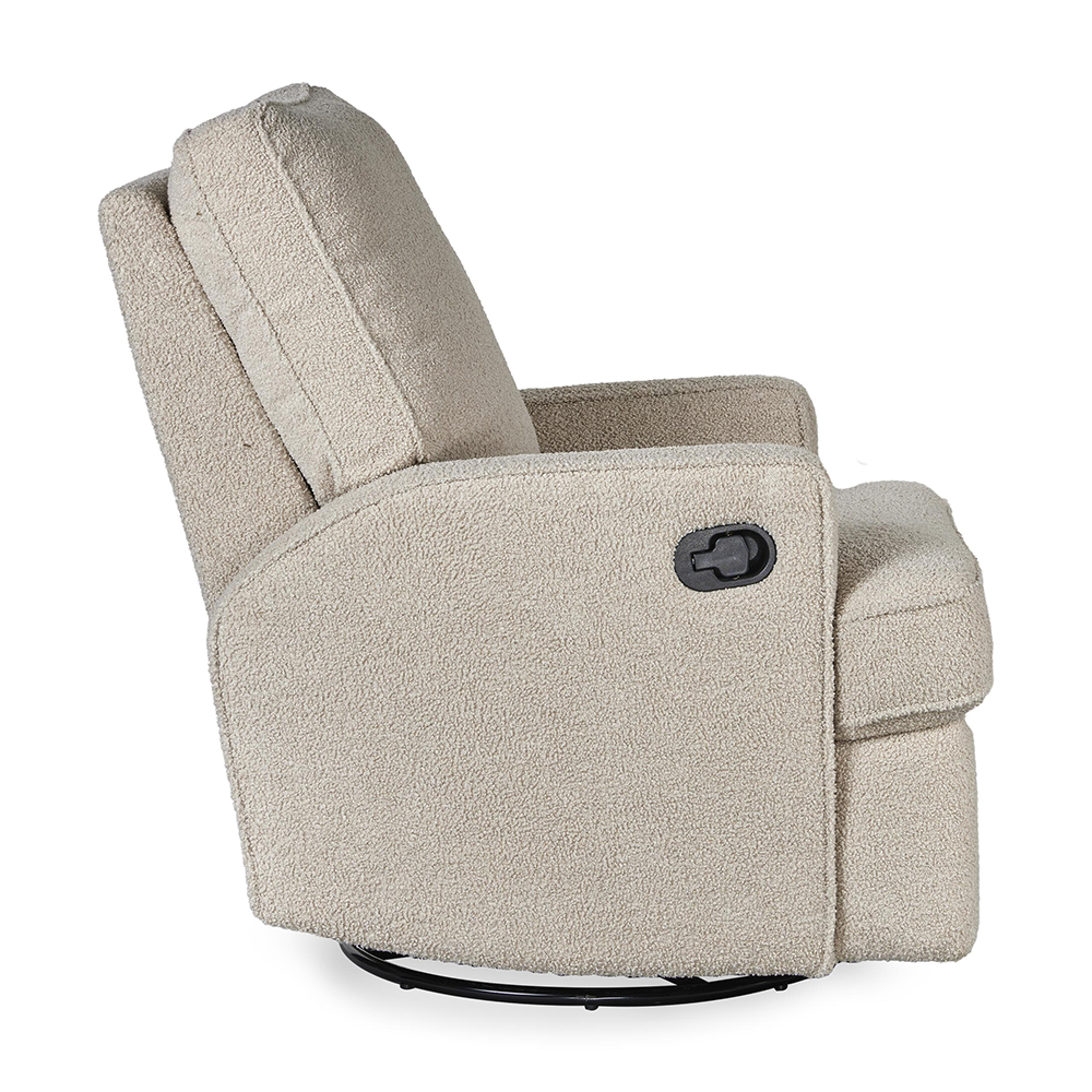 Quax Elektrischer Liegesessel 'Swivel & Gliding' Teddy Taupe