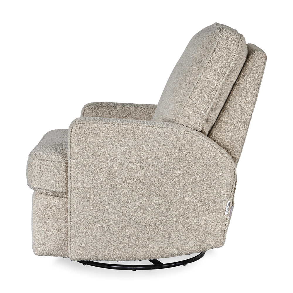 Quax Elektrischer Liegesessel 'Swivel & Gliding' Teddy Taupe