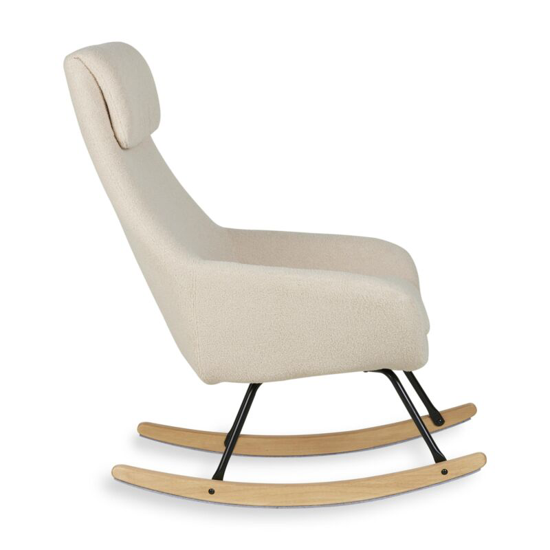 Quax Schaukel-/Stillsessel &#39;Nordic&#39; Sheep Beige
