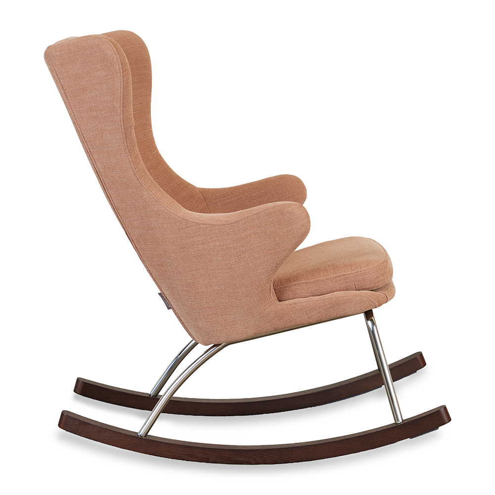 Quax Schaukel-/Stillsessel 'De Luxe' Tuscany/Chrome