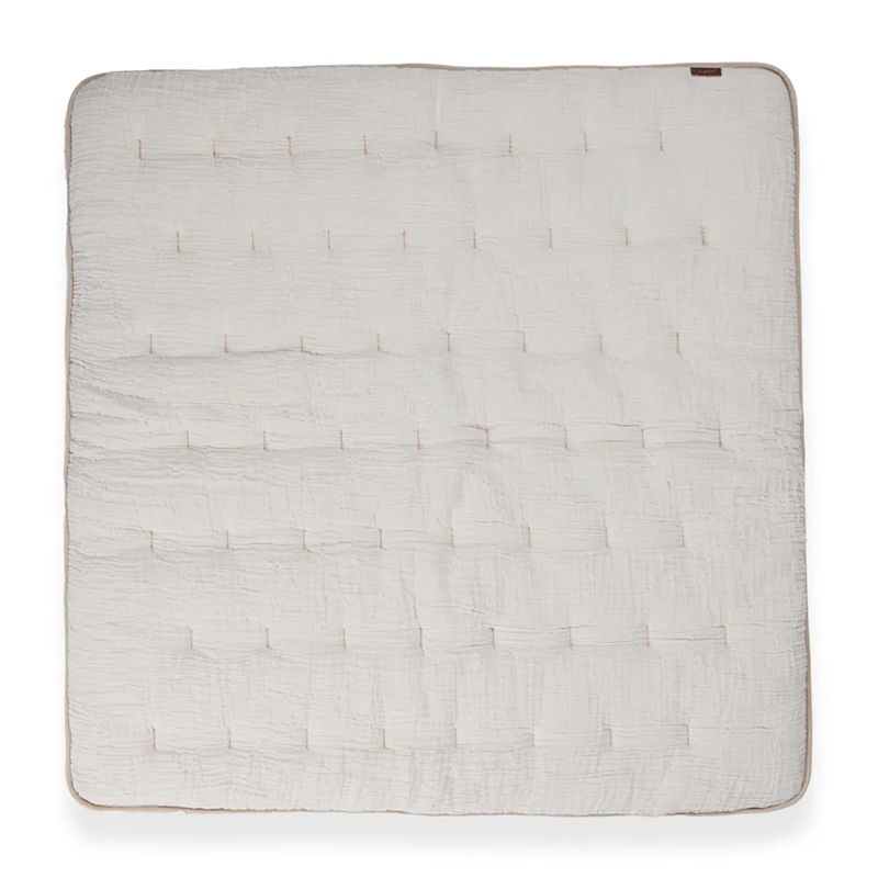 Quax Wendbare Musselin Spielmatte &#39;Natural Collection&#39; Clay