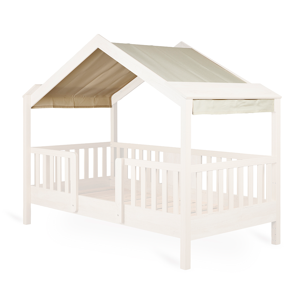Quax  Stoffdach für Juniorbett 'Chalet' Butter