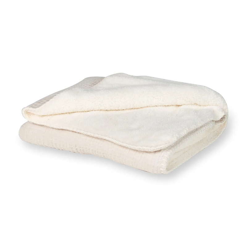 Quax Teddydecke für Neugeborene 'Natural Collection' Clay