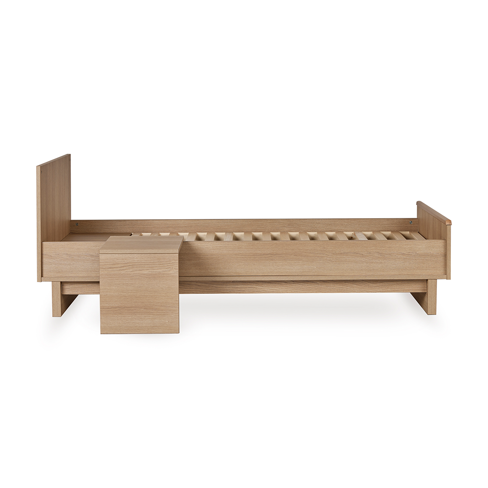 Quax Umbauset Babybett zum Juniorbett 70 x 170 &#39;Kyo&#39; Honey Ash