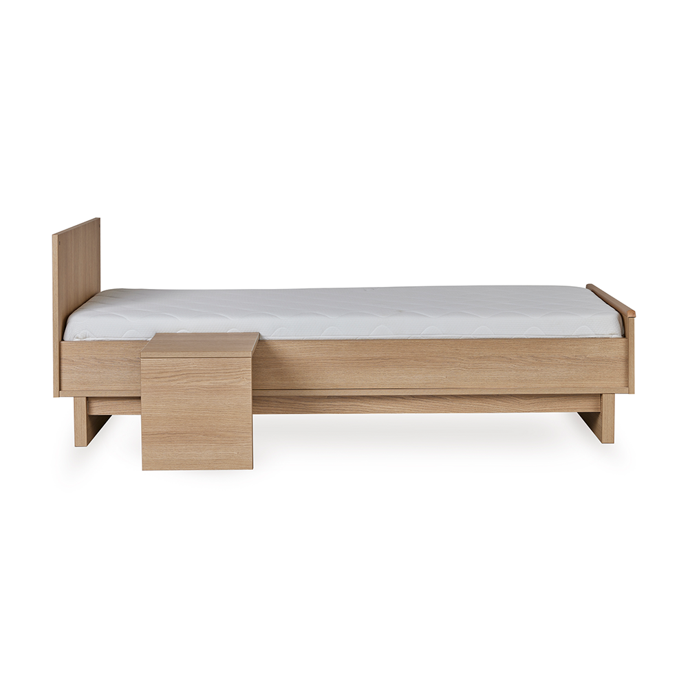 Quax Umbauset Babybett zum Juniorbett 70 x 170 &#39;Kyo&#39; Honey Ash
