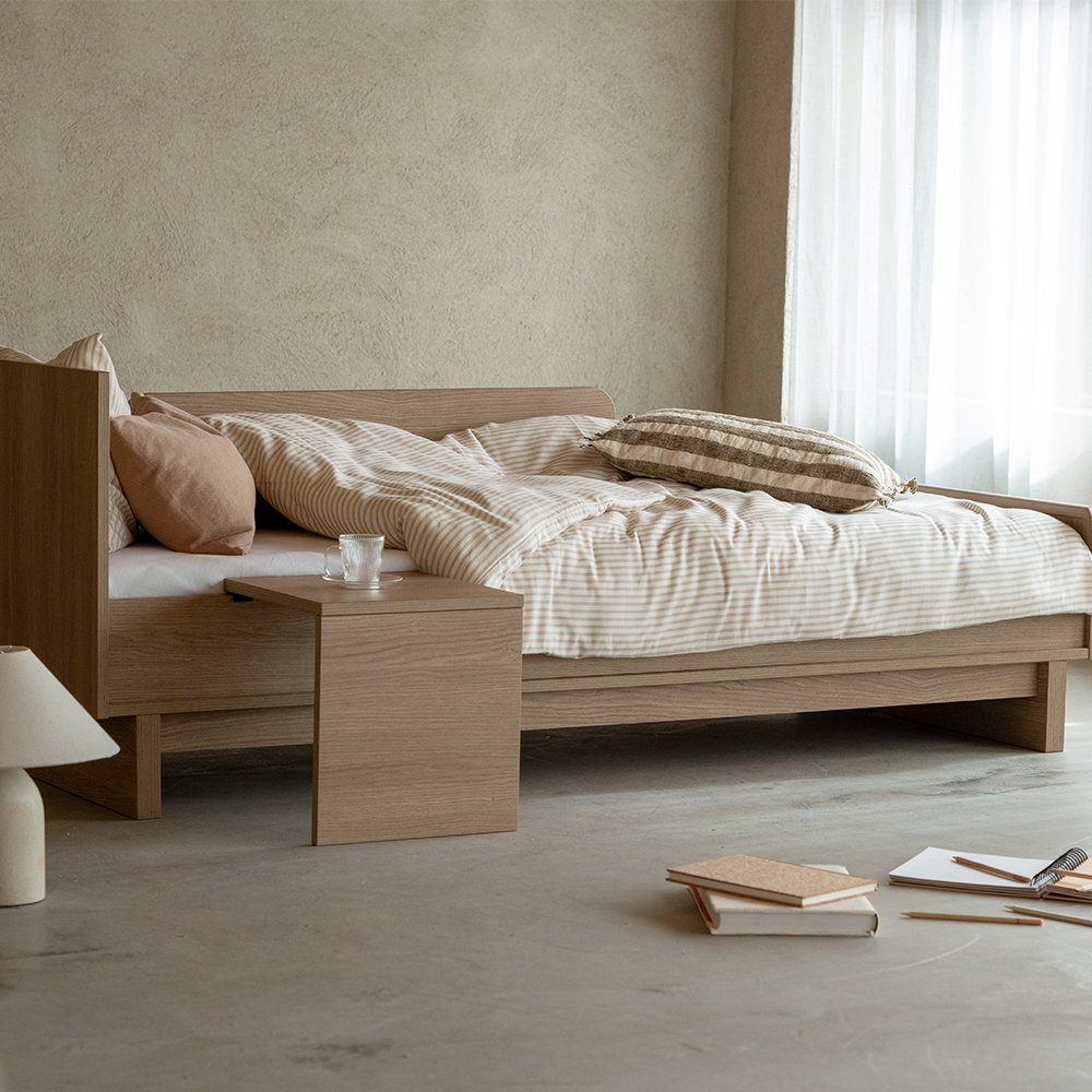 Quax Umbauset Babybett zum Juniorbett 70 x 170 &#39;Kyo&#39; Honey Ash