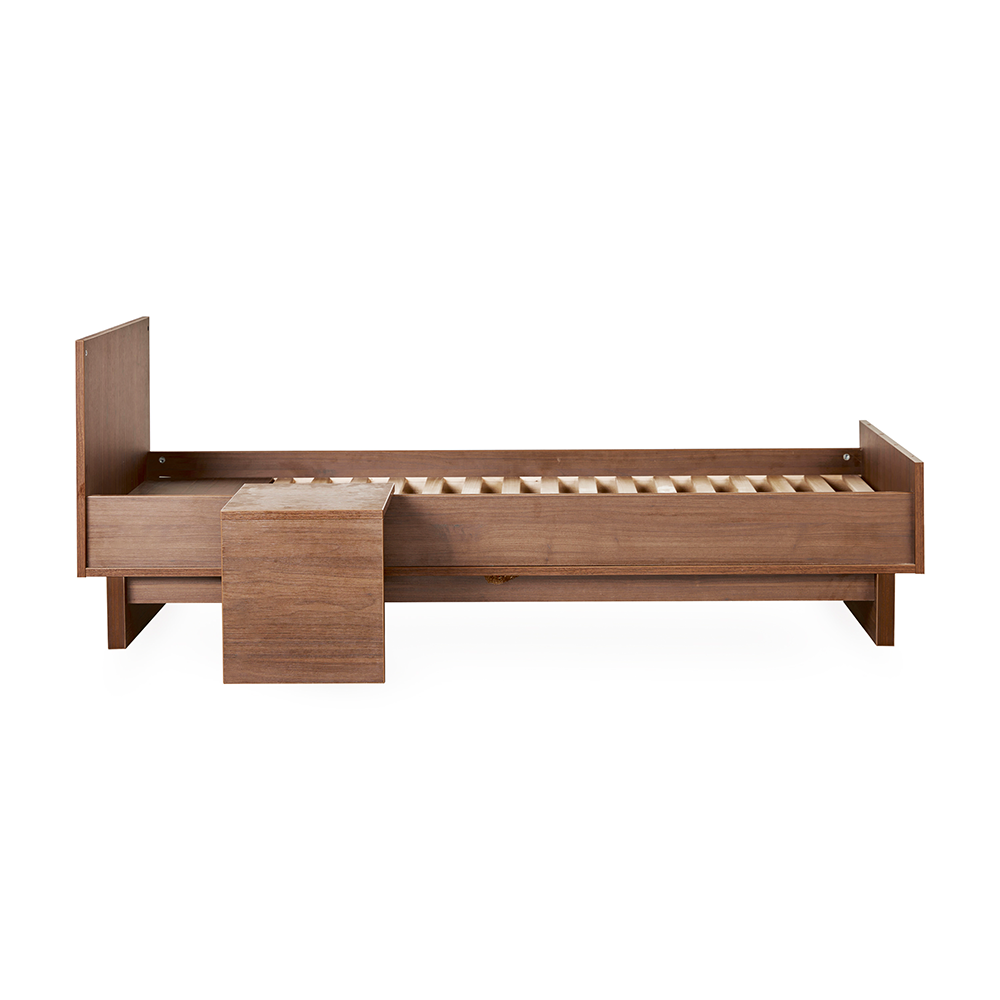 Quax Umbauset Babybett zum Juniorbett 70 x 170 &#39;Kyo&#39; Walnut