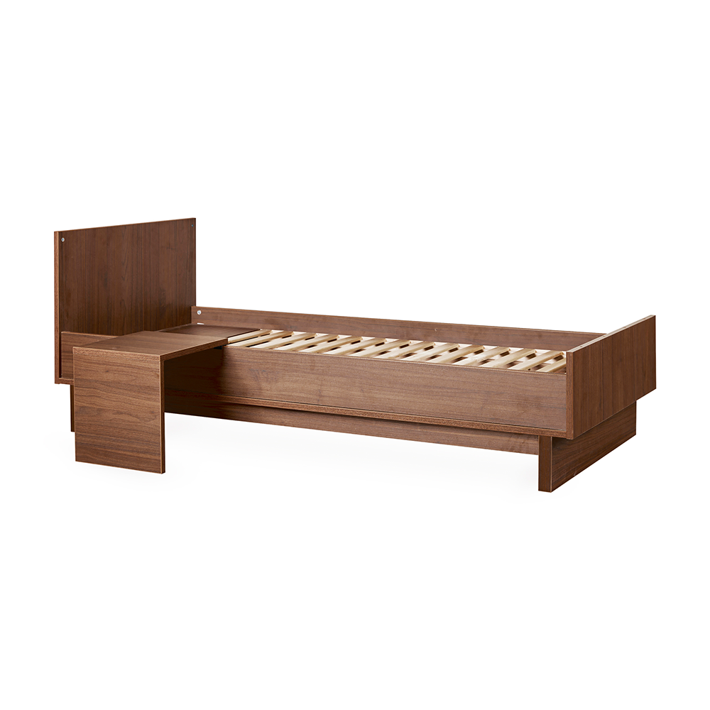 Quax Umbauset Babybett zum Juniorbett 70 x 170 &#39;Kyo&#39; Walnut
