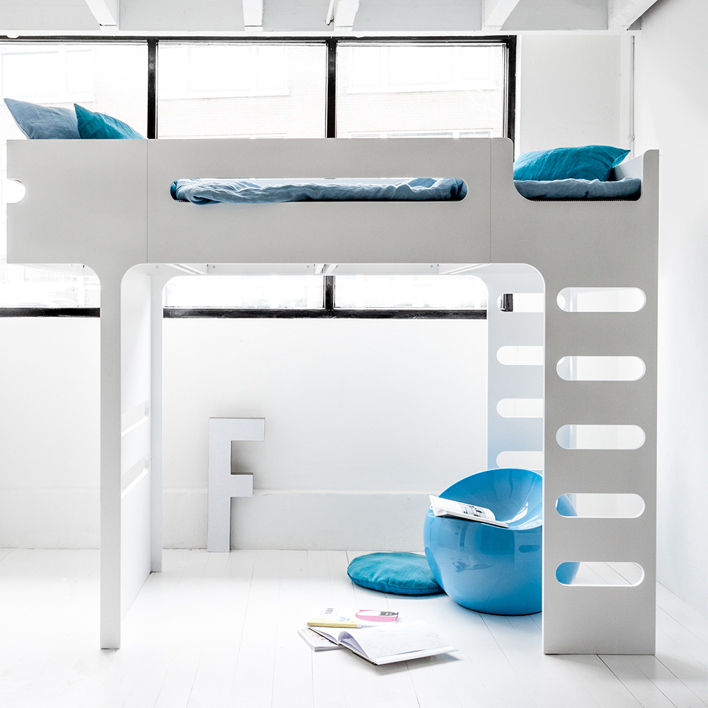 Rafa Kids  Hochbett F 90 x 200 cm  Weiss