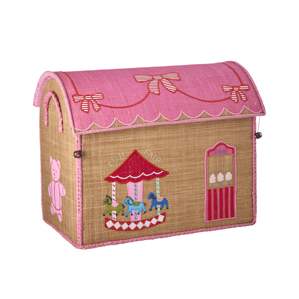 Rice Aufbewahrungskorb Mittel 'Fun Fair' Pink - Online MY SNOWFLAKE
