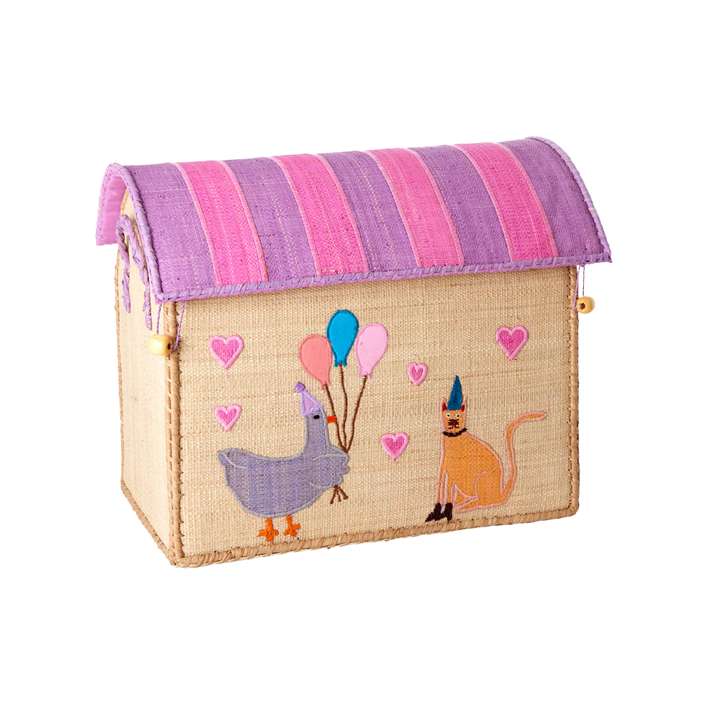Rice Panier de rangement Petit Party Animals