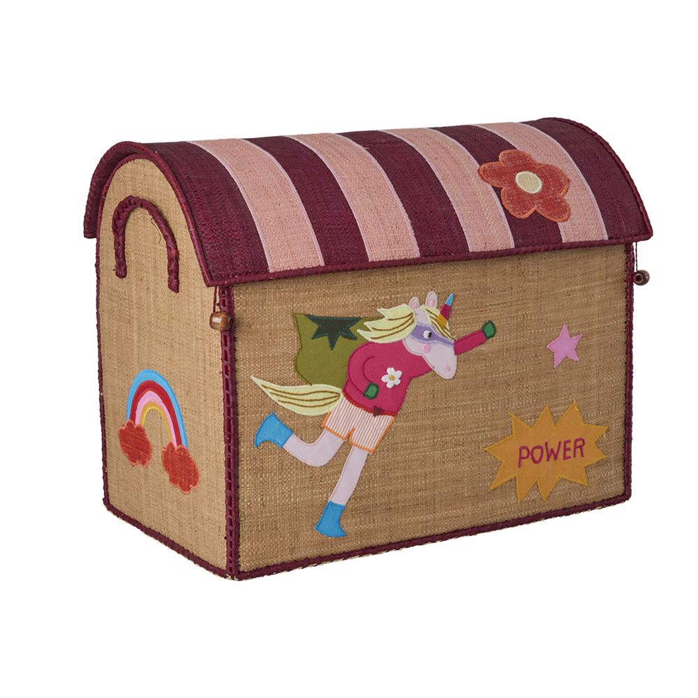 Rice Aufbewahrungskorb Mittel 'Hero' Pink
