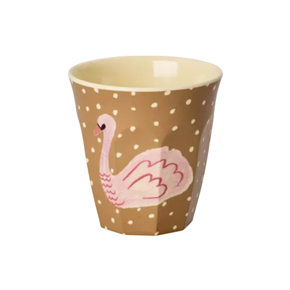 Gobelet en mélamine petit Rice « Fairytale » Cygne