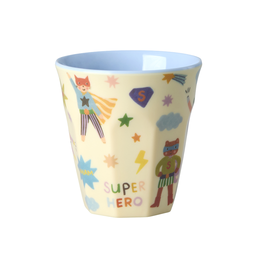 Rice Melamin Becher Klein 'Hero' Soft Blue