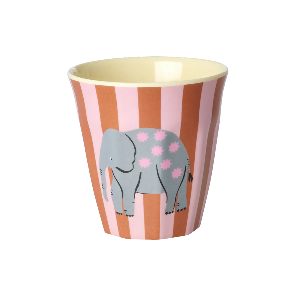 Rice Melamine Small Tumbler 'Fun Fair' Elephant