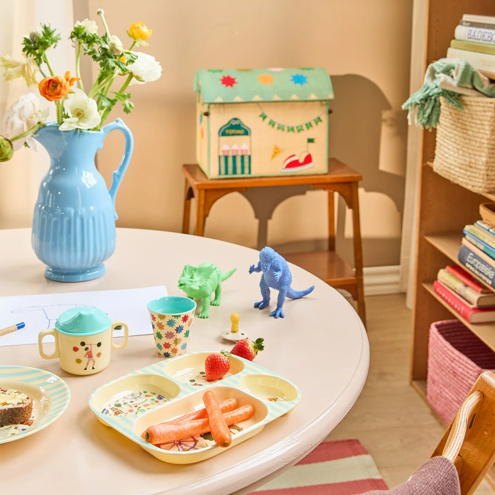 Rice Melamin Becher 6er-Set Klein &#39;Fun Fair&#39; Mint