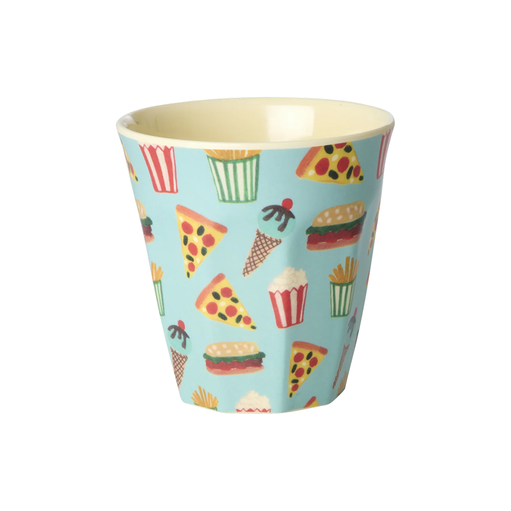 Rice Melamin Becher 6er-Set Klein &#39;Fun Fair&#39; Mint