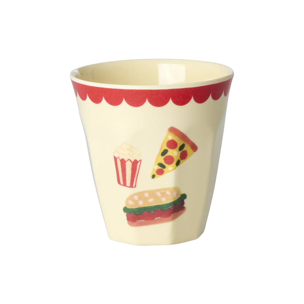 Rice Melamin Becher 6er-Set Klein &#39;Fun Fair&#39; Mint