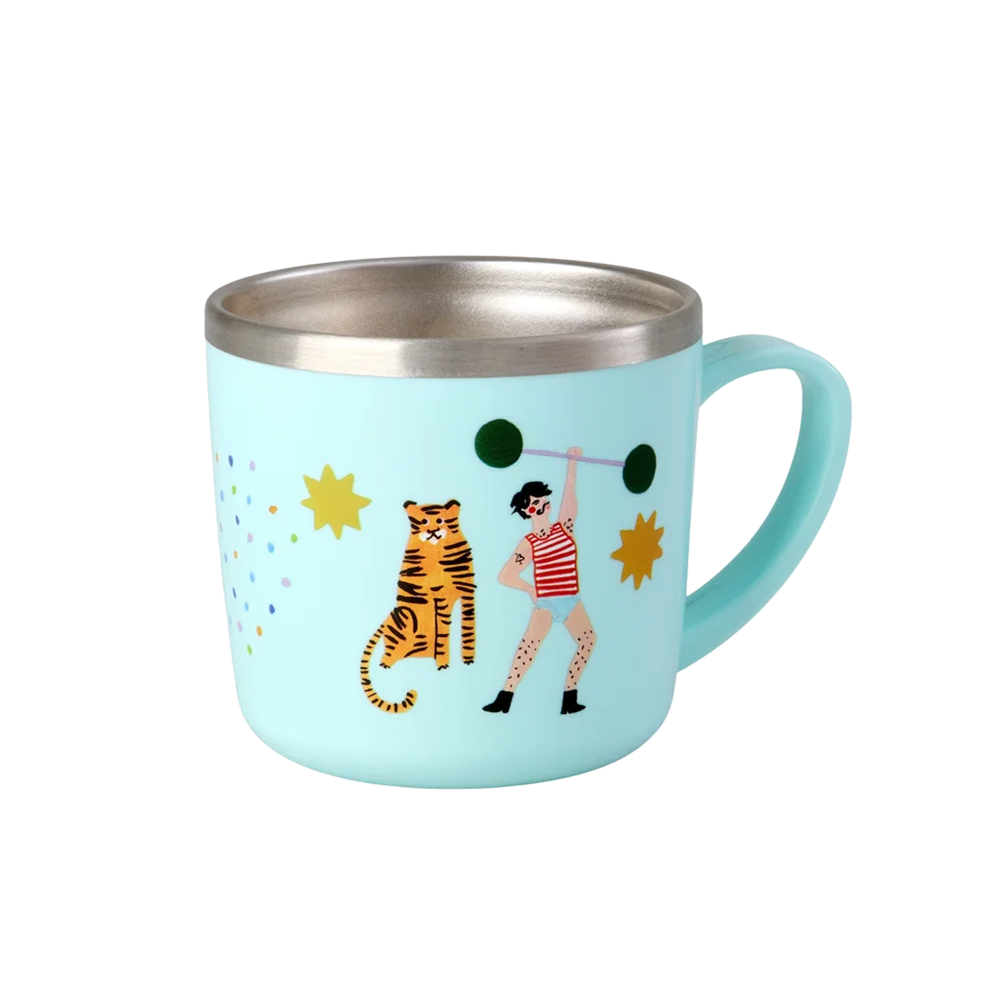 Rice Tasse aus Edelstahl 'Fun Fair' Mint