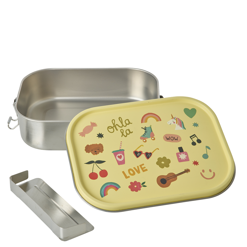 Lunchbox Rice 'Unicorn Love' Jaune Doux