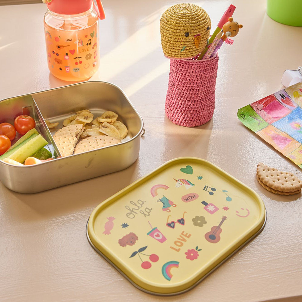 Lunchbox Rice 'Unicorn Love' Jaune Doux