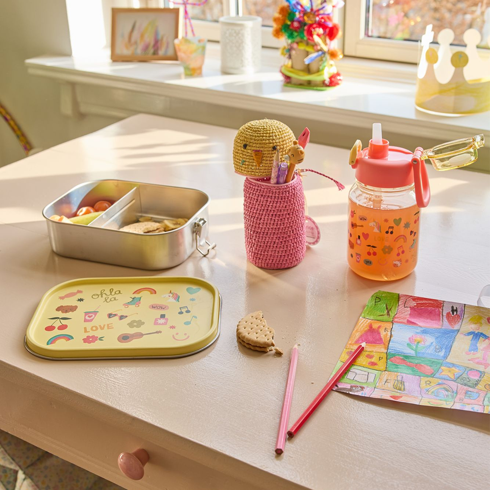 Lunchbox Rice 'Unicorn Love' Jaune Doux