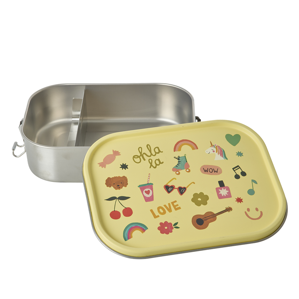 Lunchbox Rice 'Unicorn Love' Jaune Doux