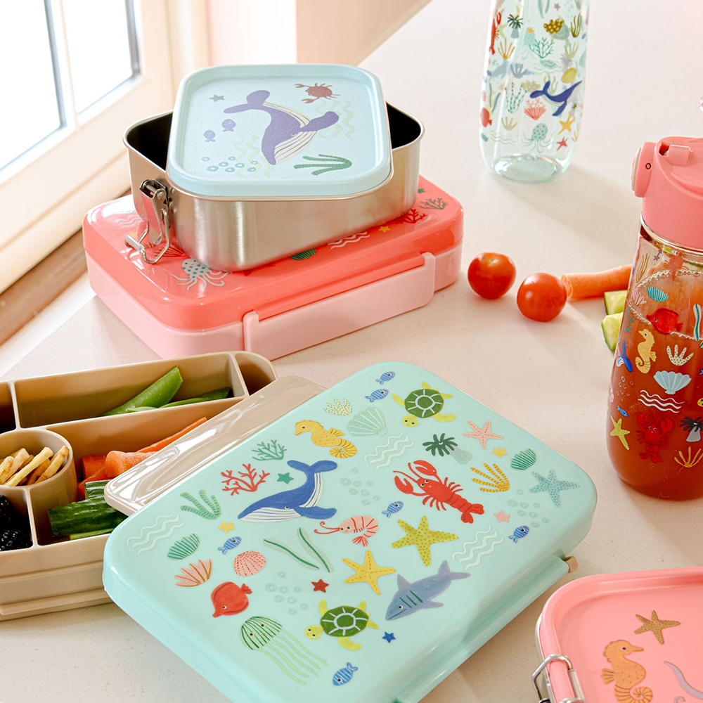 Rice  Kinder Lunchbox 'Ocean' Blue - Online MY SNOWFLAKE