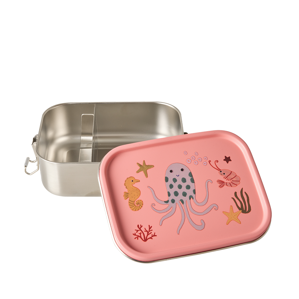 Rice  Kinder Lunchbox 'Ocean' Coral - Online MY SNOWFLAKE