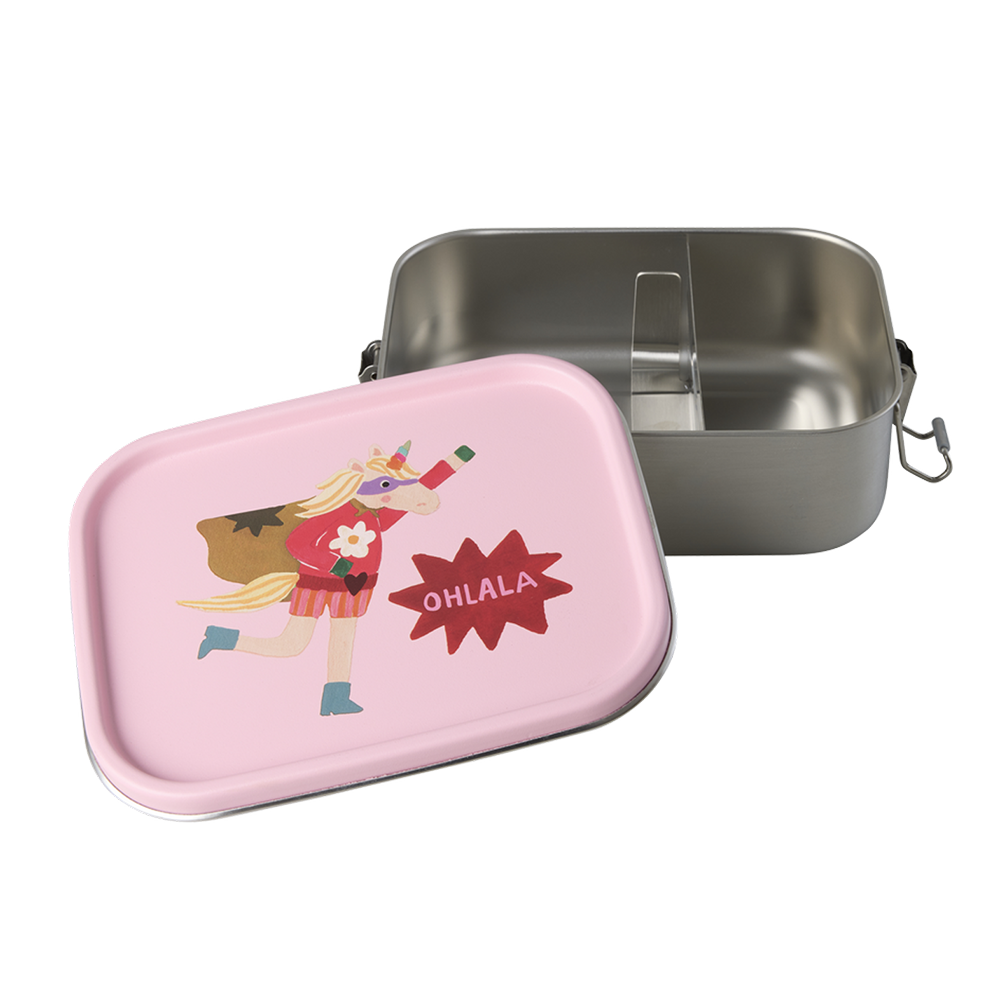 Rice  Kinder Lunchbox 'Hero' Pink