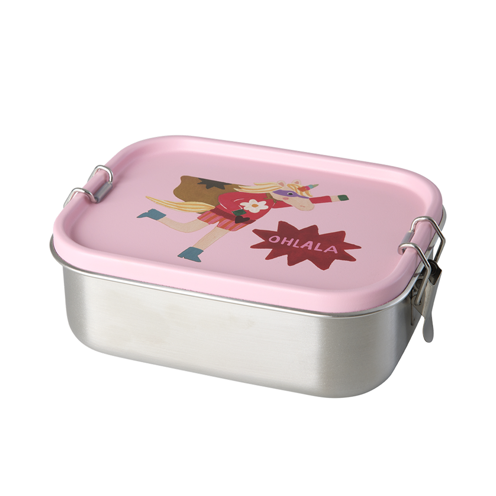 Rice  Kinder Lunchbox 'Hero' Pink