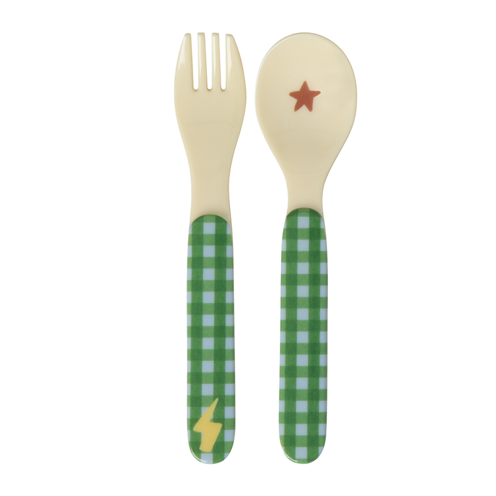 Rice Löffel und Gabel 'Hero' Green