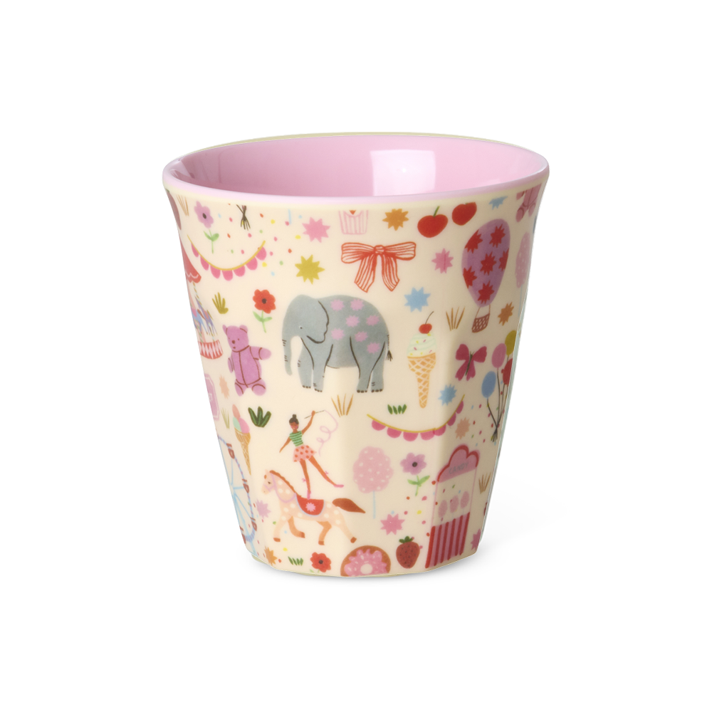 Rice Melamin Becher Klein &#39;Fun Fair&#39; Pink