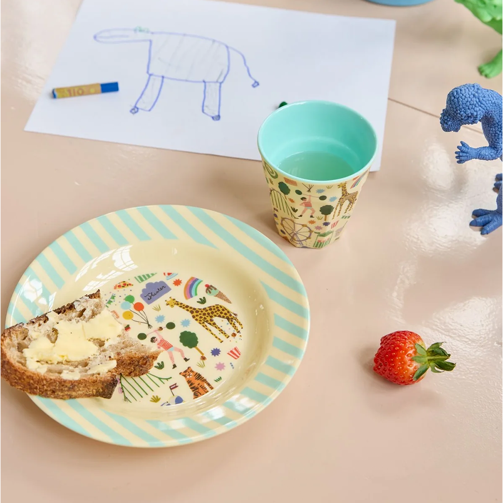 Rice Melamin Becher Klein &#39;Fun Fair&#39; Mint