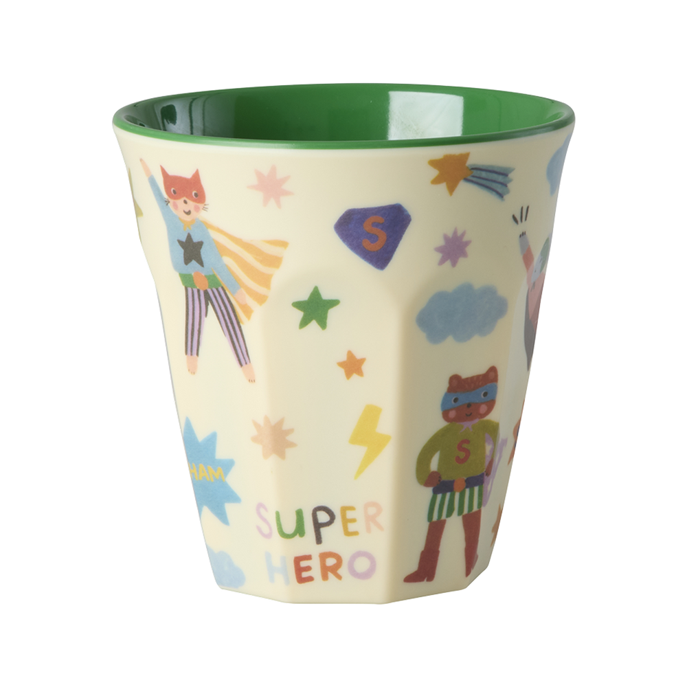 Rice  Melamin Becher Mittel 'Hero' Green