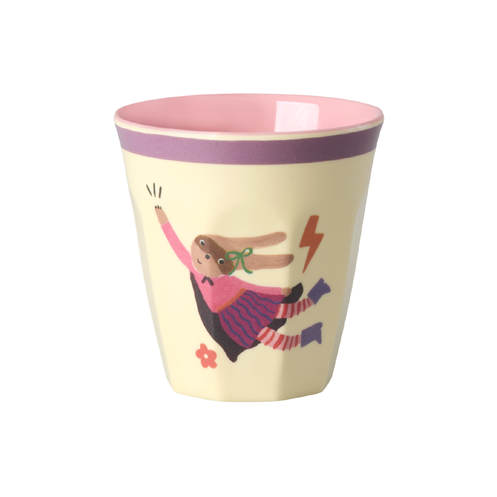 Rice Melamin Becher Klein 'Hero' Purple Border - Online MY SNOWFLAKE