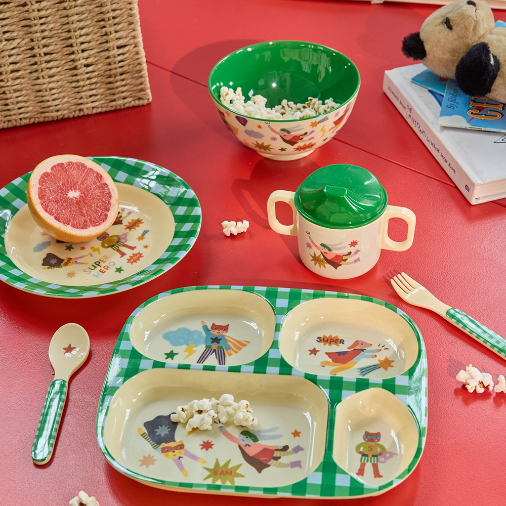 Rice Melamin Schüssel Mittel 'Hero' Green