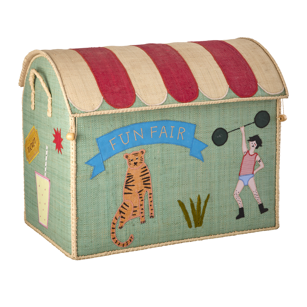 Rice Aufbewahrungskorb Gross &#39;Fun Fair&#39; Mint