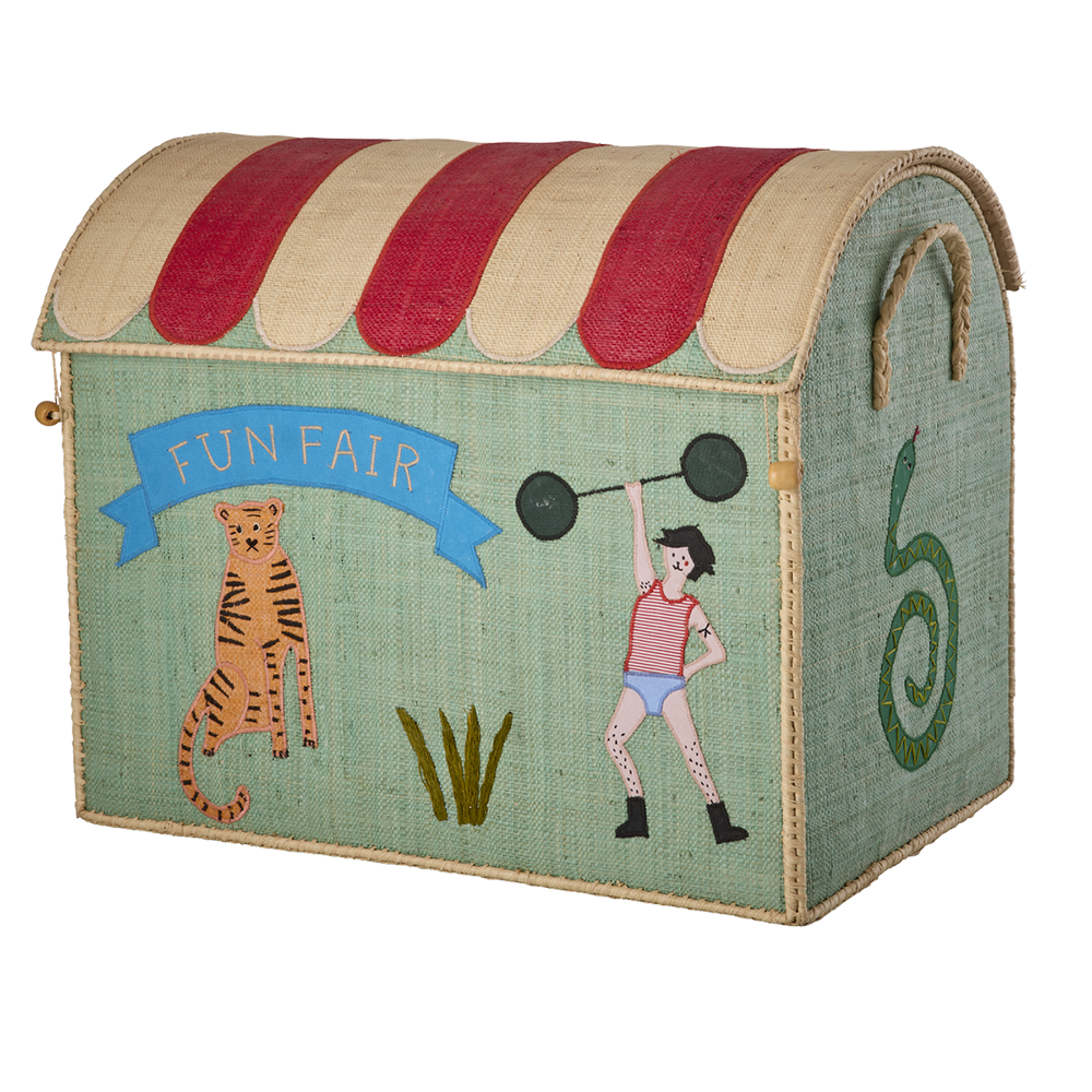 Rice Aufbewahrungskorb Gross &#39;Fun Fair&#39; Mint