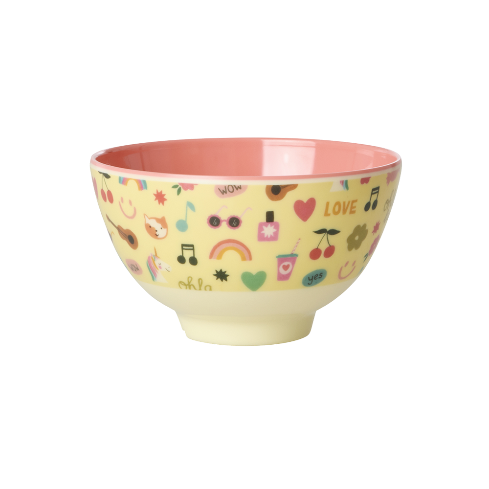 Rice Melamin Schüssel Klein Unicorn Love