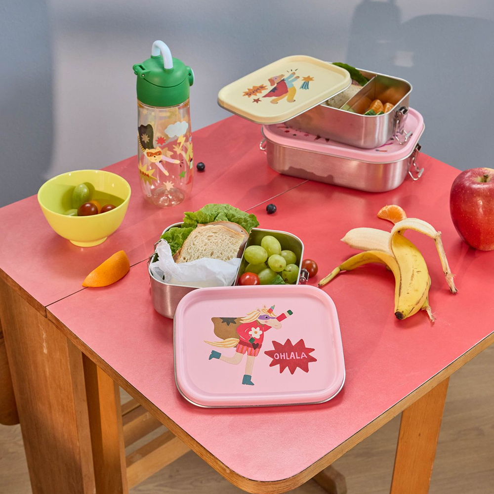 Bouteille pour enfants Rice « Hero » verte