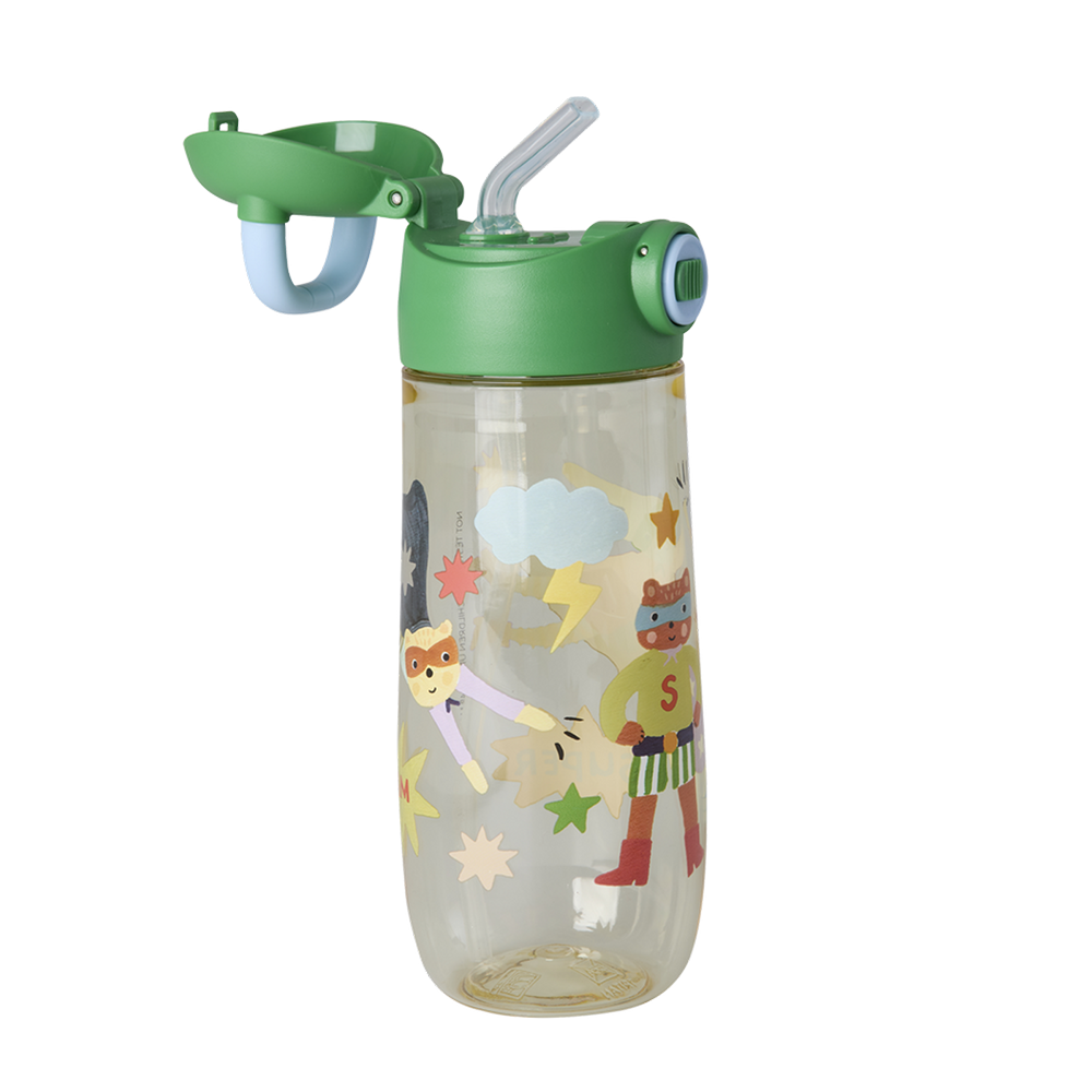 Bouteille pour enfants Rice « Hero » verte
