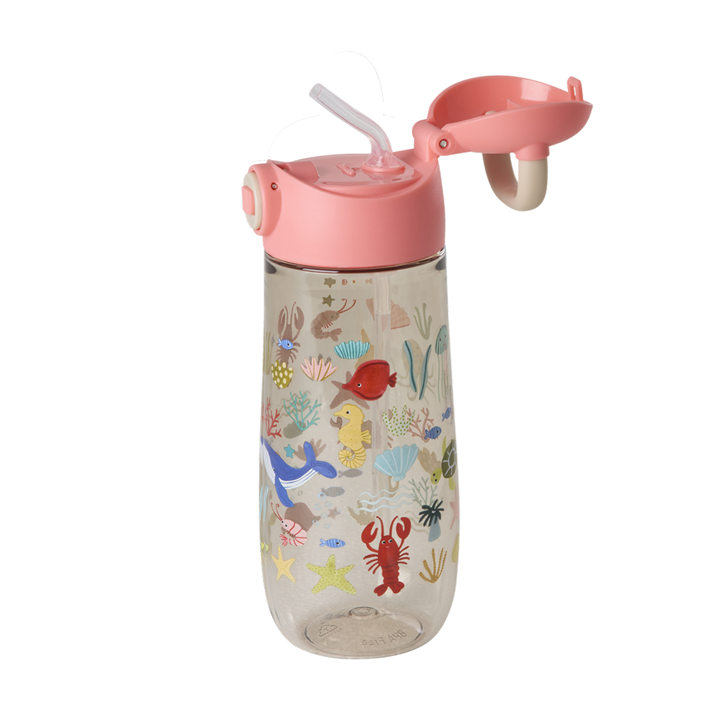 Rice Kinder Trinkflasche 'Ocean' Coral - Online MY SNOWFLAKE